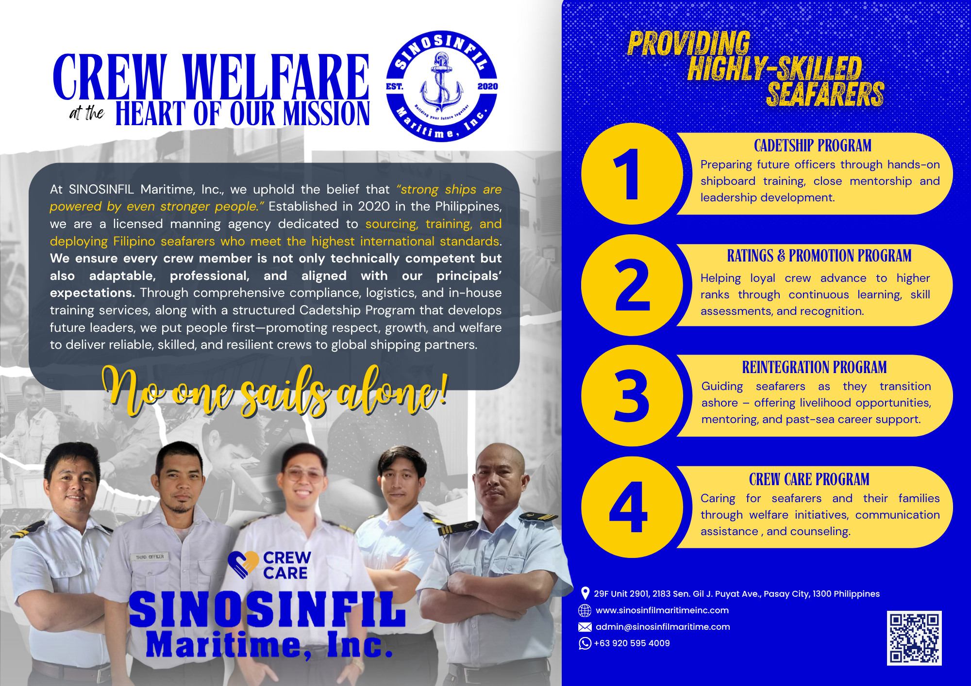 Crew Welfare at the Heart of Our Mission